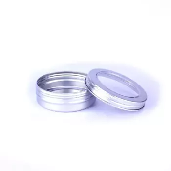 10pcs Empty Tin Jar Aluminum With Clear Window Cosmetic Case Tea Coffee Sugar Storage Jars Mini Jar Jars For Spices