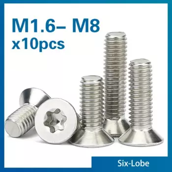 Набор винтов Torx XMSJ из нержавеющей стали M1.6-M8