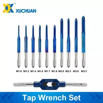 Набор метчиков xcan M1-M3.5 с ключом M1-M8