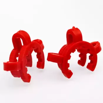 10PCS Plastic interface clamp 14# 19# 24# 29# Laboratory standard ground clamp plastic clamp Erlenmeyer flask interface clamp