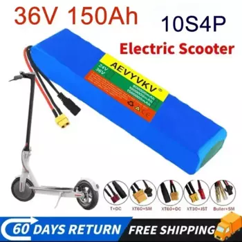 10С4п 36В 100000 mAh 18650, литиевая аккумуляторная батарея, модифицированный велосипедный скутер, электромобиль с BMS + зарядное устройство