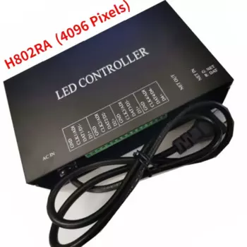 110V-220V AC H802RA 4 порта (4096 пикселей) Artnet Eternet для контроллера пикселей SPI с поддержкой MADRIX Jinx для WS2811 WS2812