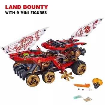 1178 шт., Детский конструктор «Автомобиль Bounty»