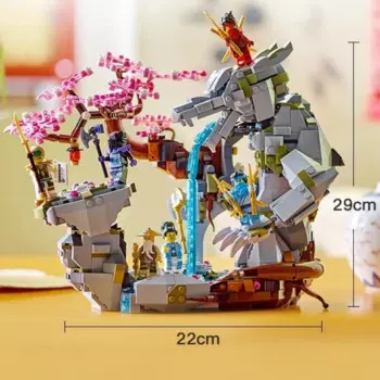 1200 + шт., Детский конструктор Moc Dragon Stone, 71819