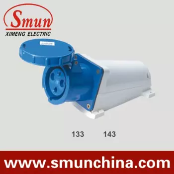 125A 220V 2P + E промышленная гнездовая розетка 3 контакта с CE ROHS 1 год гарантии