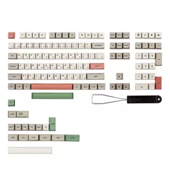 126 клавиш/комплект 9009 Ретро XDA профиль клавиатуры для механической клавиатуры DIY PBT краска-SUB 61 60 Bakclit ISO колпачки, Япония