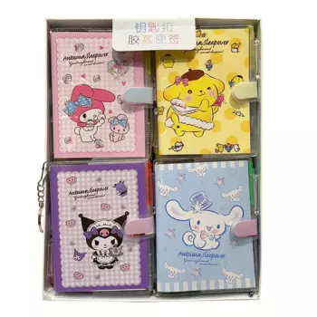 12/24 шт. Sanrio блокнот шариковая ручка Kuromi My Melody блокнот дневник ежедневник Еженедельный планировщик Канцтовары Школьные принадлежности оптом