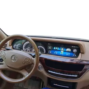 12,3-дюймовый сенсорный экран Android Автомобильный GPS-навигатор Автомобильный радиоприемник DVD-плеер для Mercedes Benz S Class W222