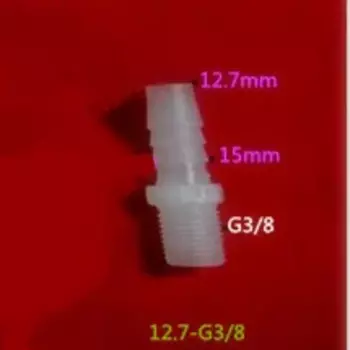 12,7 мм * G3/8 "пластиковый соединитель, переходник шланга, Редукционный соединитель, муфта для труб
