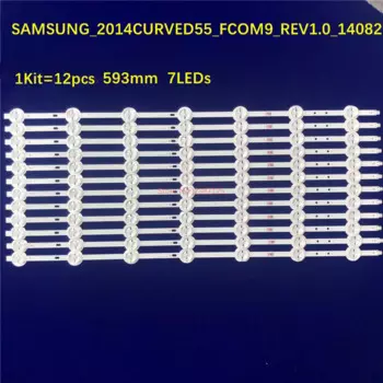 12 шт./комплект, светодиодная лента для PHI LIPS 55 TV 55PUS8700 12 55PUS8700/12 LTA550FW01 SVS550AB5 REV7.1 7COB