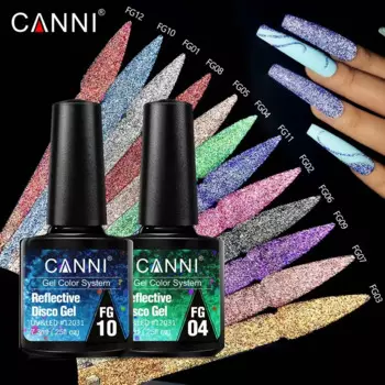 12 шт/комплект Venalisa светоотражающий Блестящий Гель-лак CANNI для ногтей летний неоновый Блестящий впитывающий УФ светодиодный Гель-лак для дизайна ногтей