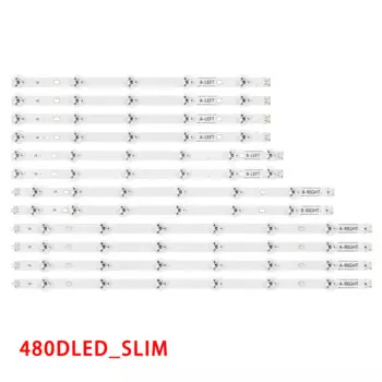 12 шт. Светодиодная лента для подсветки 480 dled_slim для Panasonic TX-48CX350B TX-48CX400E 48S3653DB 48U7653DB TX-48CX400B