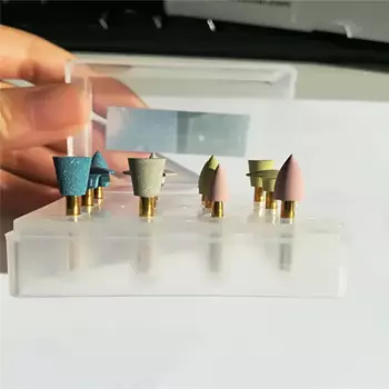 12 штук/1 коробка Стоматологические алмазные буры дрель для протезов лаборатория ручной кусок зубы лак