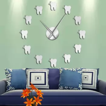 Настенные часы The Vinyl Clock 12 зубов