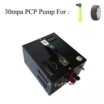 (12 В 110 В 220 В) 4500 фунтов на квадратный дюйм 300 бар 30 мпа Pcp Компрессоры 12 110 220 В Pcp Насос Pcp для пневматической винтовки Автомобильный насос Pcp Воздушный компрессор