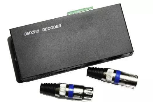 12 В DMX 512 4A 4-канальный контроллер декодера для 5050 RGB светодиодный Светодиодная лампа