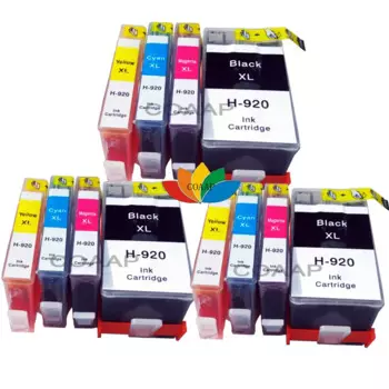 12 запасных чернильных картриджей hp 920 920xl для совместимого принтера hp Officejet 6000 7000 7000a 7000se 6500 6500se