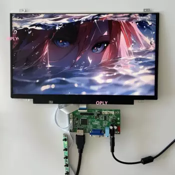 13,3 "13,3 дюйма 1920X1080 IPS EDP панельный монитор + плата контроллера HDMI-совместимый VGA для ПК PS X360 ноутбук малиновый