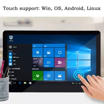 13,3 дюймов 2K Type C 5 в блок питания Портативный HDR игровой HDMI-Совместимый Сенсорный монитор для ПК ноутбука Macbook Android Linux