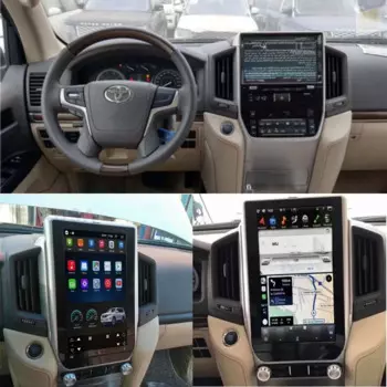 13,6-дюймовый Android13.0 256G 8G автомобильный радиоприемник с GPS-навигацией для TOYOTA LAND CRUISER LC200 2016-2019 VX GX VXS 5700, головное устройство