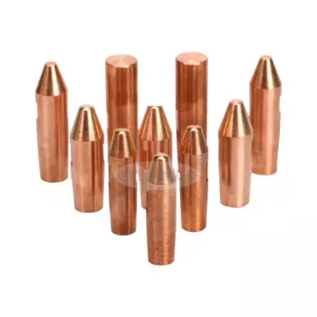 13x45 мм 13x60 мм 16x60 мм 20x60 мм высокопрочный электрод сварки C18200 пневматический точечный сварочный электрод наконечник