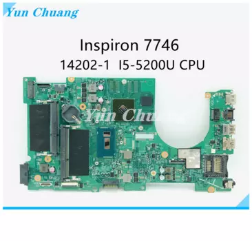14202-1 для DELL Inspiron 7746 материнская плата для ноутбука SR23Y I5-5200U DDR3 N15S-GX1-B-A2