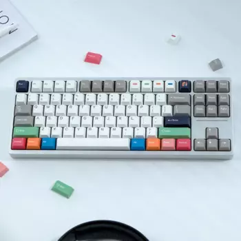 143 клавиш GMK основа колпачки для клавиш Вишневый профиль PBT краситель сублимационная колпачок для MX Переключатель Механическая игровая клавиатура