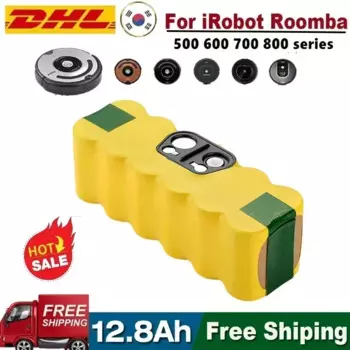 14,4 В, 12800 мАч, 6500 мАч, аккумулятор для пылесоса iRobot Roomba 500 600 700 800 900 серии 14,4 В 620 650 770 780 580 аккумуляторы