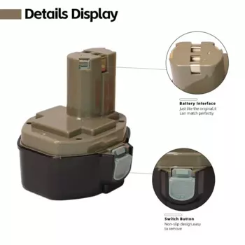 14,4 В 12800 мАч Ni-CD Сменный аккумулятор для Makita PA14 1420 1422 1433 1434 1435 1435F 192600-1 193985-8 192699 193157-5