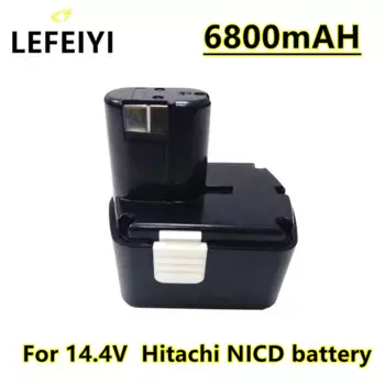 14,4 В 6800 мАч Сменный аккумулятор для электроинструмента Hitachi BCL1430 CJ14DL DH14DL EBL1430 BCL1430 BCL1415 NI-CD батарея