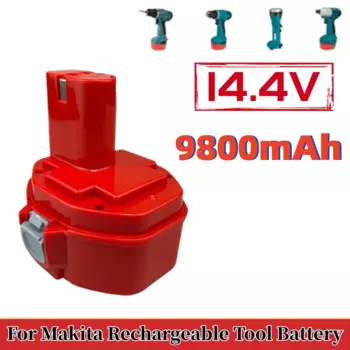 14,4 В аккумулятор для электроинструментов 9800 мАч Ni-MH для Makita 14,4 В аккумуляторная дрель-отвертка 1420 1433 1434 1435 6337D