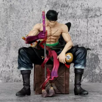 14,5 см цельный Зоро серия сидение GK фигурка модель статуя орнамент Красивый, властливый, красивый и мастический