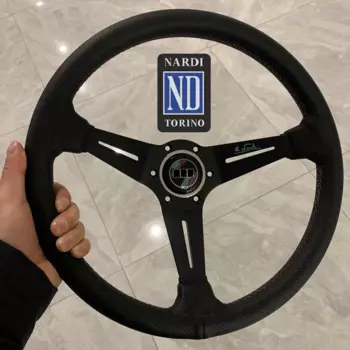14-дюймовый гоночный руль из натуральной кожи Nardi X H, автомобильный раллийный дрифт JDM Nardi, руль Volantes для VW HONDA TOYOTA BMW