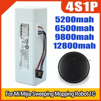 14 В 12800 мАч P1904-4S1P-MM аккумулятор для Xiaomi Mijia 1C STYTJ01ZHM робот-пылесос швабра аксессуары Запчасти оригинальные