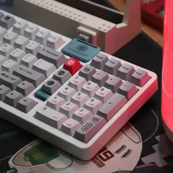 155 клавиш, клавиатура Cherry Pbt, квантовая клавиатура для компьютера, ретро-клавиатура серого цвета 9009 L, клавиатура с клавишами в виде Алисы, раскладка клавиш 2,25/2U