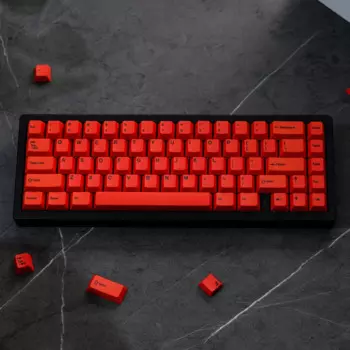 156-клавишные красные колпачки для клавиш Cherry Profile PBT Сублимационная механическая клавиатура для переключателя MX ISO Enter 2,25U 2,75U 6,25U 7U