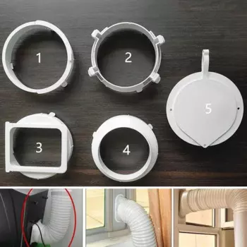 15 см адаптер для выхлопной трубы, соединители для шланга, 15x11,6 см, мобильный кондиционер, 15 см, уплотнение окна, аксессуар для вентиляционных отверстий
