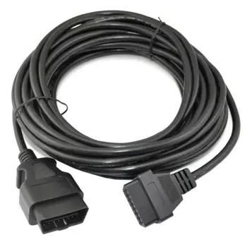 16-контактный автомобильный удлинитель OBD2 OBDII, 33 фута/10 м, штекер-гнездо, диагностический удлинитель, 16-контактный штекер-гнездо