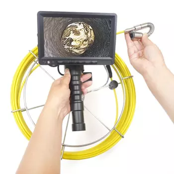 16-миллиметровый объектив, бороскоп для промышленного осмотра, мини-труба, камера с измерительным счетчиком
