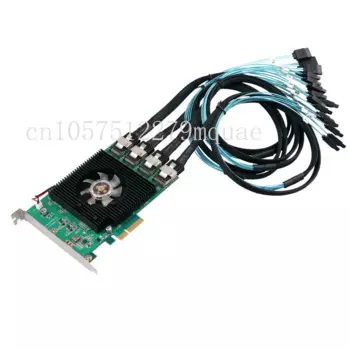 16 портов SATA карта 6 Гбит/с PCI Express контроллер карты Marvell 88SE921 5 чипсет PCIe на SATA III 3,0 с Mini SAS на 4