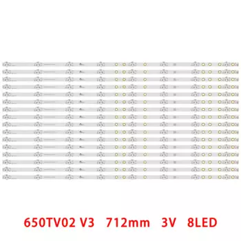 16 шт./комплект, светодиодная лента для подсветки Sony KDL-65W850C KDL65W855C KDL65W857C KDL65W859C KDL65W809C KDL65W850C 650TV02 V3 T650HVF05