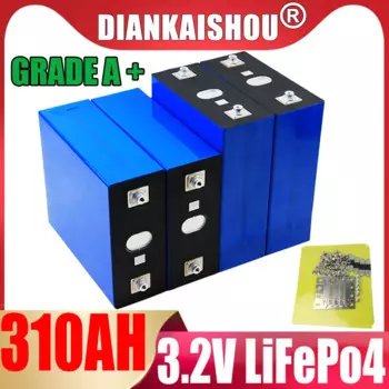 16 шт., литий-железо-фосфатные аккумуляторы 3,2 В