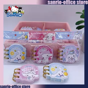 16 шт. Sanrio Канцтовары мультфильм Kuromi Cinnamoroll мини-блокнот для студентов портативный блокнот для записей спираль блокнот для записей школьные принадлежности