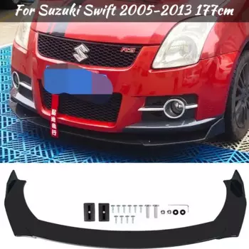 177 см для Suzuki Swift 2005-2013, передний бампер, боковой спойлер, сплиттер, комплект защиты, дефлектор, аксессуары для тюнинга автомобиля