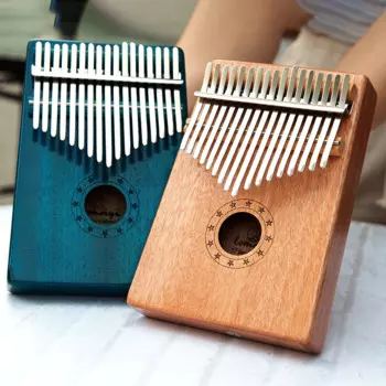 17 клавиш Kalimba большой палец фортепиано полный шпон деревянная клавиатура фортепиано Профессиональный Kalimba 17 клавиш мини-музыкальные инструменты рождественские подарки