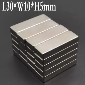 1-1000 шт., неодимовый магнит 30x10x5 мм, 30x10x5 мм