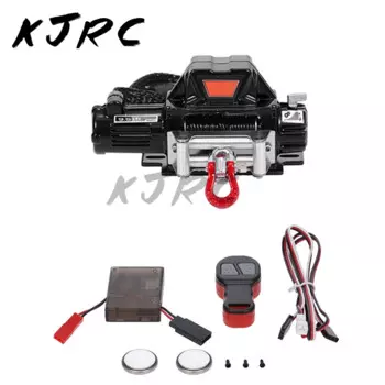 1/10 RC Car Metal Winch Wireless Remote Controller System for 1:10 RC Crawler Car Axial SCX10 90046 TRX-4 Redcat
