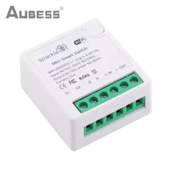 1 ~ 10 шт. HomeKit 16A модуль умного переключателя Wi-Fi поддержка 2-сторонних выключателей света для голосового управления Siri работает с Alexa