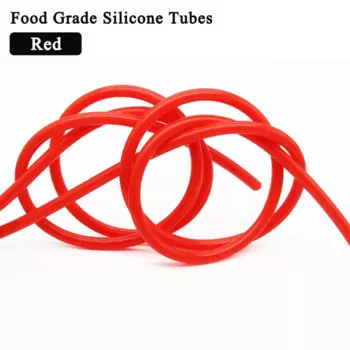 1~10M Red Food Grade Silicone Tube Rubber Hose ID0.5~32mm Flexible Aquarium Air Irrigation Pipes Water Connector Garden Hoses