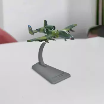 1/144 A10 модель самолета, образовательная коллекция, 3D головоломка, металлическая литая под давлением модель самолета для спальни, ТВ-шкафа, полки, офиса, кафе